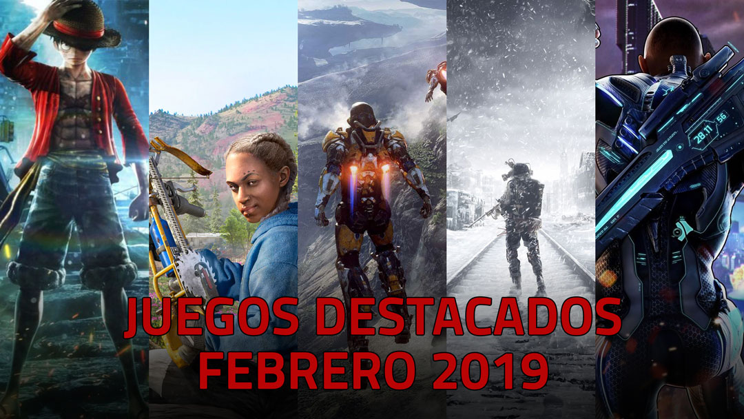Juegos destacados que se lanzan en Febrero de 2019
