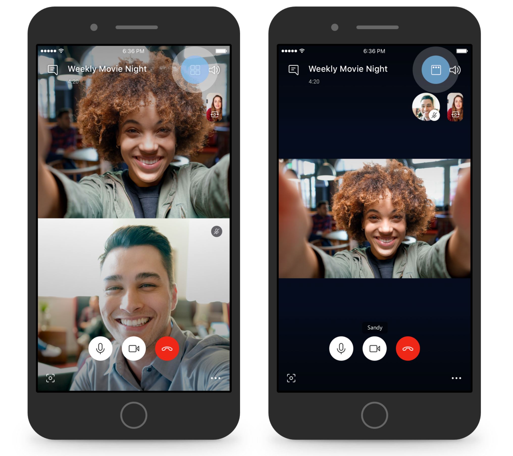 Skype ya permite enfocarse en la persona que habla durante una videollamada