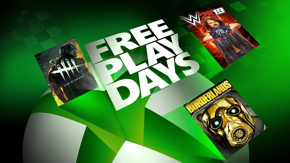 Nuevos Días de juego gratis con WWE 2K19, Borderlands y Dead by Daylight
