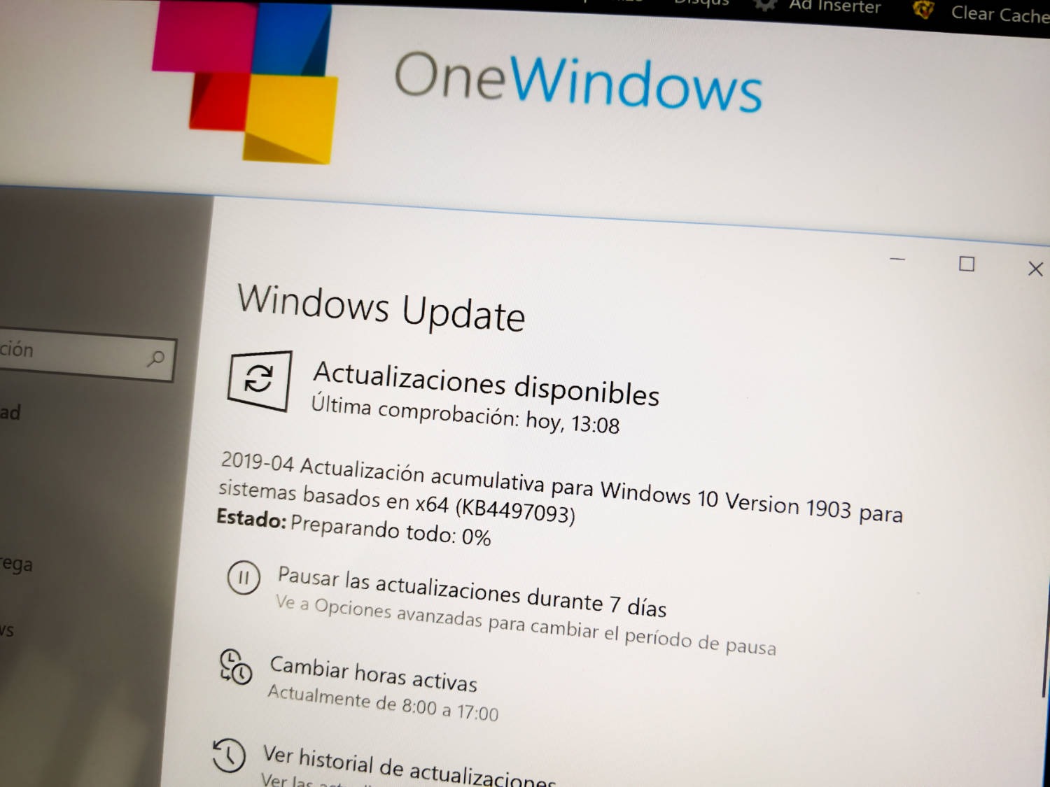 La Build 18362.86 se lanza para Windows 10 Release Preview