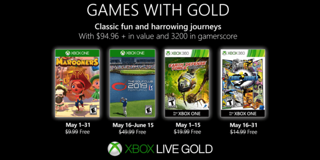 games with gold de mayo