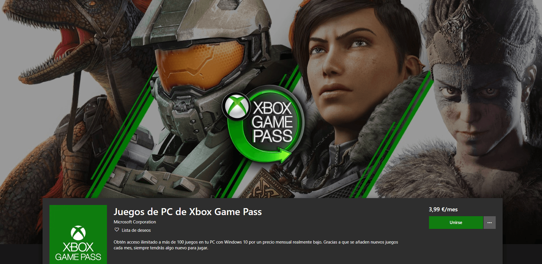 Juegos de PC de Xbox Game Pass