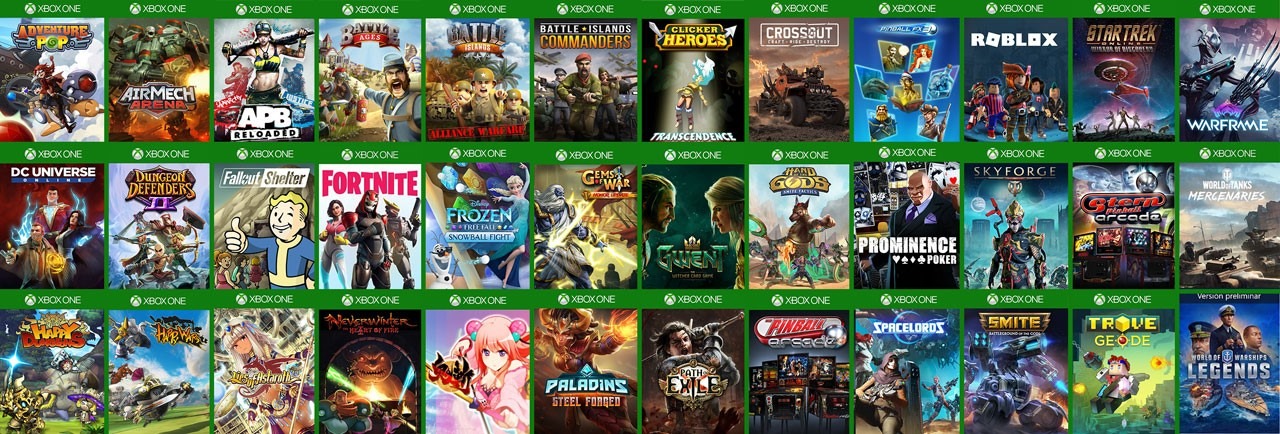 Juegos Free2Play, la opción más económica para Xbox