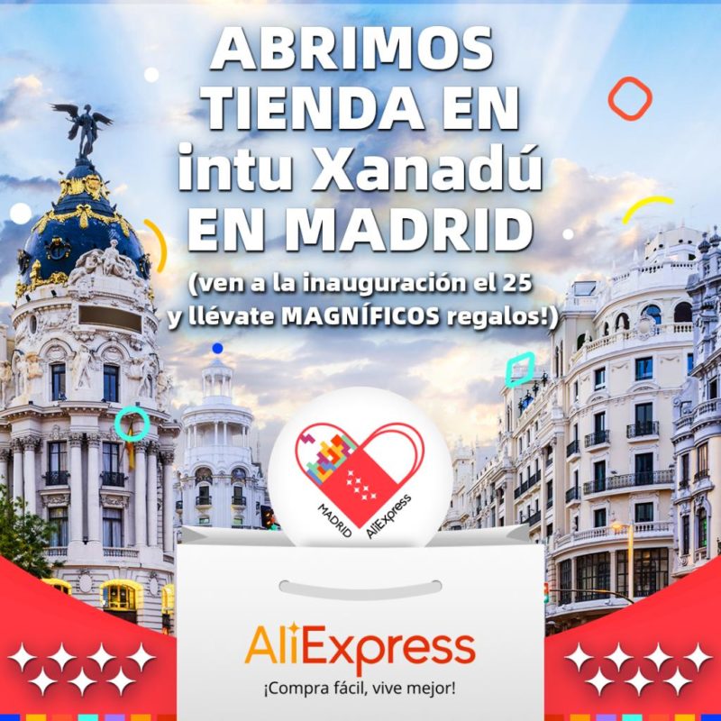 AliExpress inaugurará su primera tienda en España el 25 de Agosto