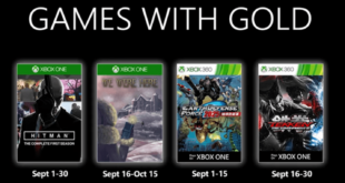 Estos son los Games with Gold de Septiembre para Xbox