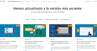 Edge Beta recibe su primera actualización