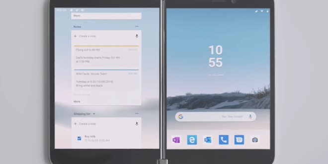 El Surface Phone es "real", se llama Surface Duo y viene con Android