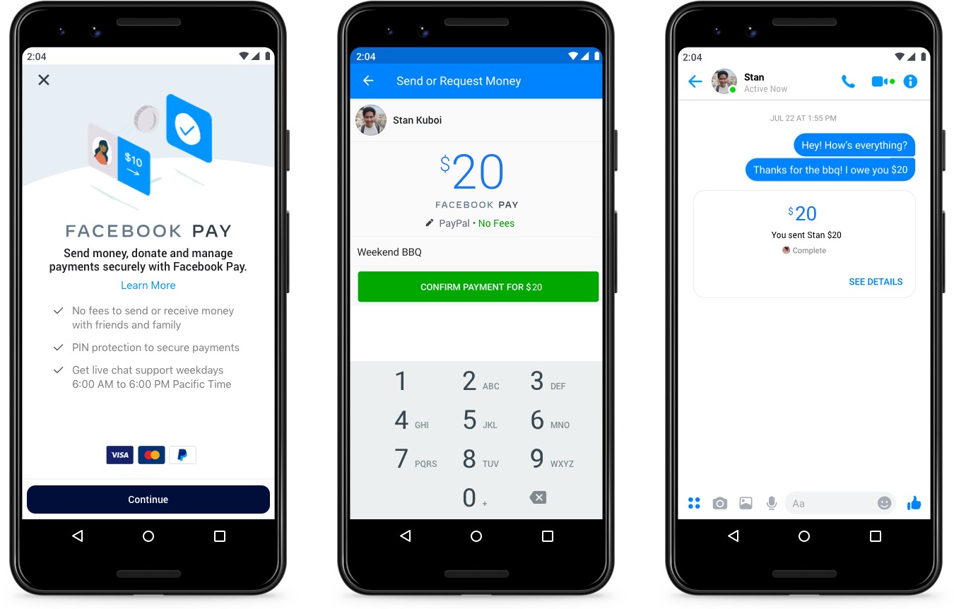 Facebook Pay es oficial, llega el sistema de pagos para Facebook, Messenger, Instagram y Whatsapp