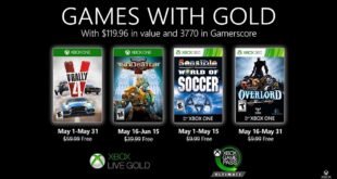 Estos son los Games with Gold de Xbox para Mayo