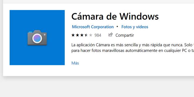 Cámara de Windows