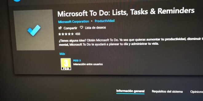 Microsoft To Do para Windows 10