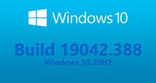 Build 19042.388 (20H2)