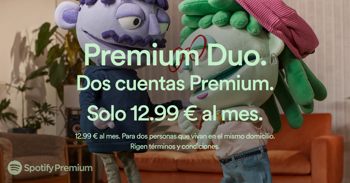 Spotify lanza su plan Premium Duo para parejas en España