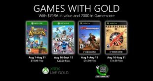 Juegos con gold Agosto 2020