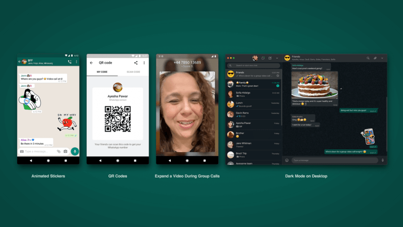 WhatsApp anuncia sus cinco próximas novedades: Stickers animados, Códigos QR y más