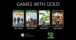 Ya tenemos los Games with Gold de Septiembre