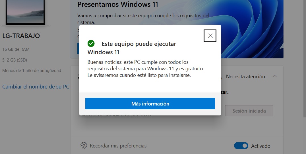 Comprueba Si Tu Pc Se Podrá Actualizar A Windows 11 5425